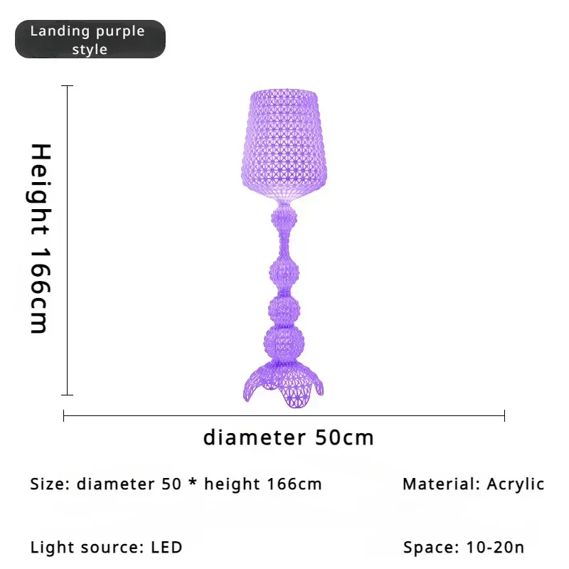 Image de Lampe Design Acrylique LED - Élégance Italienne