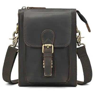 Image de Sac Bandoulière en Cuir Crazy Horse