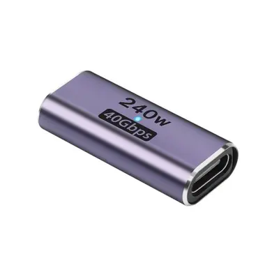 Image de Adaptateur USB-C Femelle vers Femelle 240W 8K 60Hz