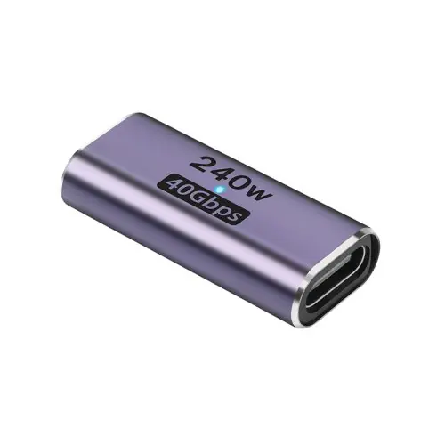 Image de Adaptateur USB-C Femelle vers Femelle 240W 8K 60Hz