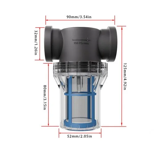 F 1 pollice 100 mesh