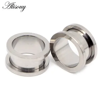 Image de Tunnel d'oreille coloré en acier inoxydable - Extenseur de piercing