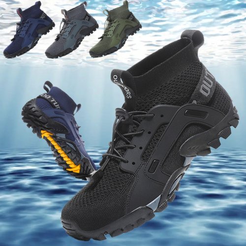 Bild von Aqua-Schuhe für Herren, 2023, schnell trocknend, rutschfest, Bergwandern, Schwimmen, Wasserschuhe, weiche Herren-Freize