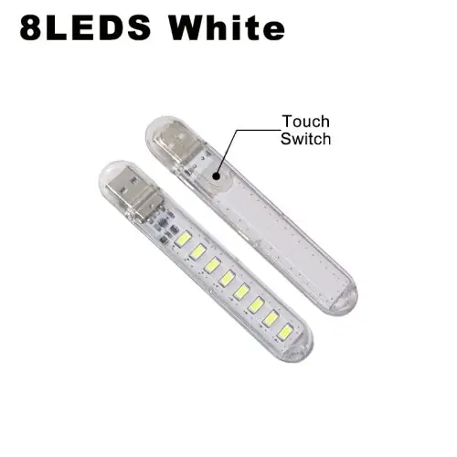 8LEDs blanc