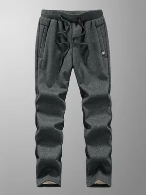 Image de Pantalons de Survêtement Hiver Homme - Épais, Chaud, Grande Taille