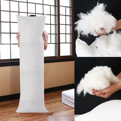 Image de Oreiller Câlin Blanc 150x50cm - Confort Maxi pour Adultes