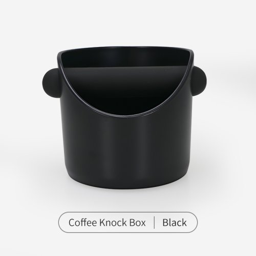 Bild von Kaffee-Knock-Box mit Anti-Rutsch-Boden – Espresso-Abfallbehälter für Barista, Pulver-Auffangbehälter mit abgeschrägtem Rand, praktischer Dump-Bin-Eimer für Kaffeemaschinen und Espressomaker