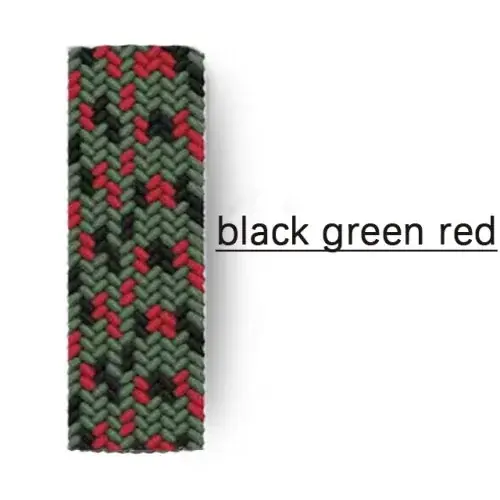 Schwarz grün rot