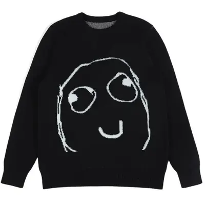 Image de Pull Streetwear Homme - Design Anime Démon Vintage
