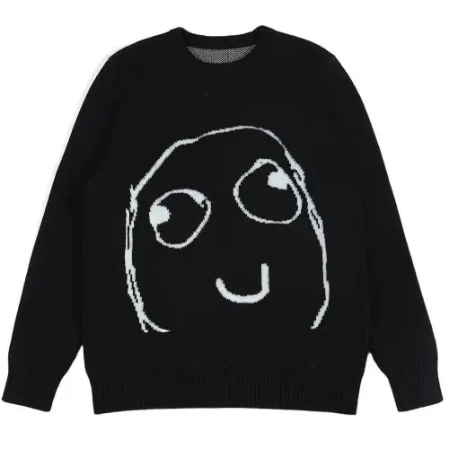 Image de Pull Streetwear Homme - Design Anime Démon Vintage