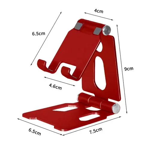 Image de Support Téléphone Portable en Aluminium - Design Élégant & Pratique