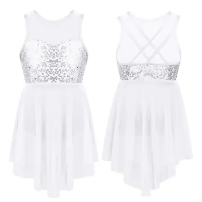 Image de Robe de Ballet Pailletée pour Filles - Tutu Élégant