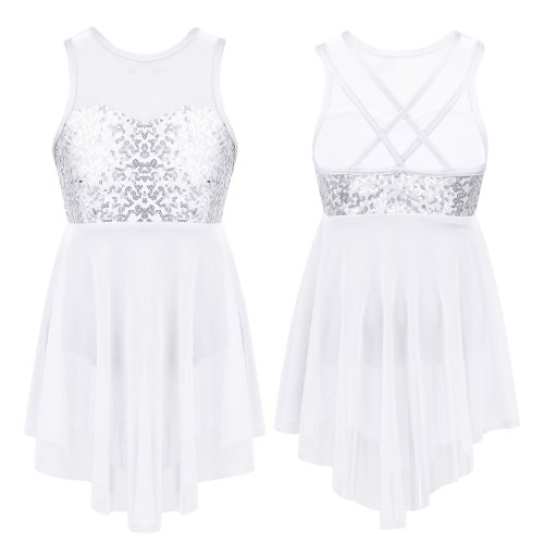 Image de Robe de Ballet Pailletée pour Filles - Tutu Élégant