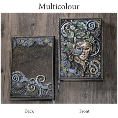 Image de Carnet A5 Vintage Relief - 100 Feuilles Lignées