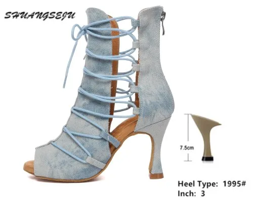Blauw hak 7.5cm