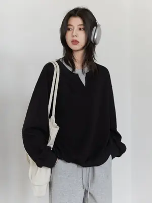 Image de Sweat à Capuche Femme Coréen Tendance 2025