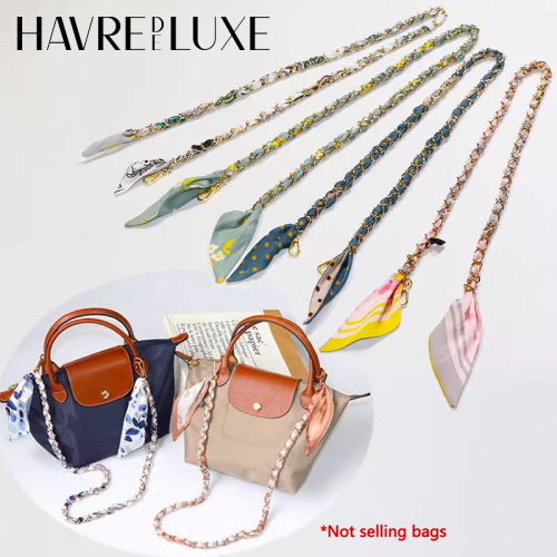 Image of Premium Replacement Metal Chain Strap for Longchamp Bag – Durable Woven Shoulder Strap with Adjustable Design for Handheld or Crossbody Use