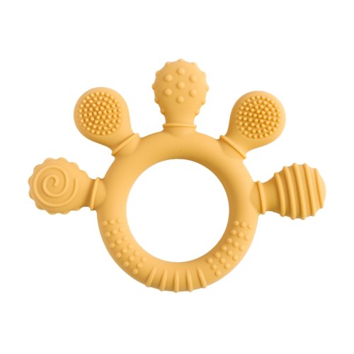 Immagine di Sonaglio in Silicone per Dentizione Bambini 0-12 Mesi
