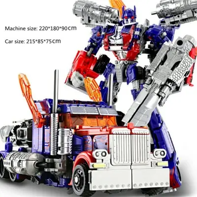 Image de Transformeur Robot Voiture - Jouet Optimus Prime pour Enfants