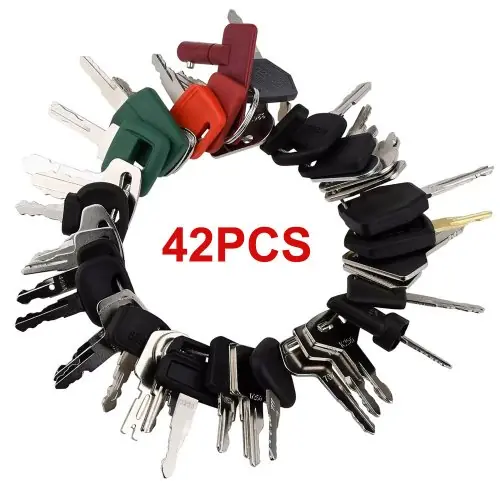 Image de Clé de Contact Universelle pour Engins de Construction