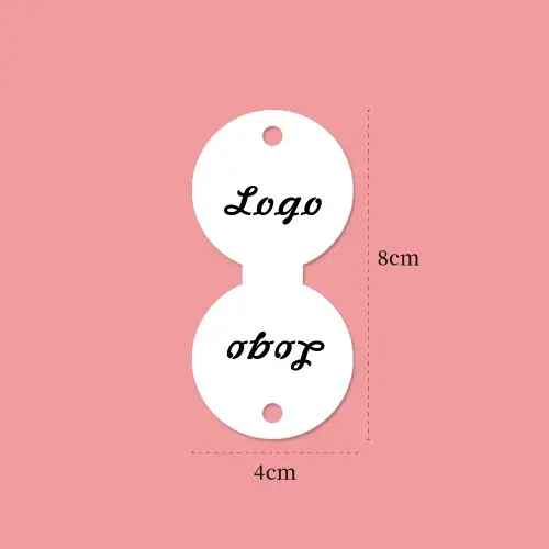 4x8cm con logo