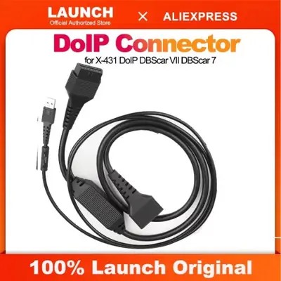 Image de Câble DOIP X431 Pro - Connecteur 16 Broches pour Diagnostic Auto