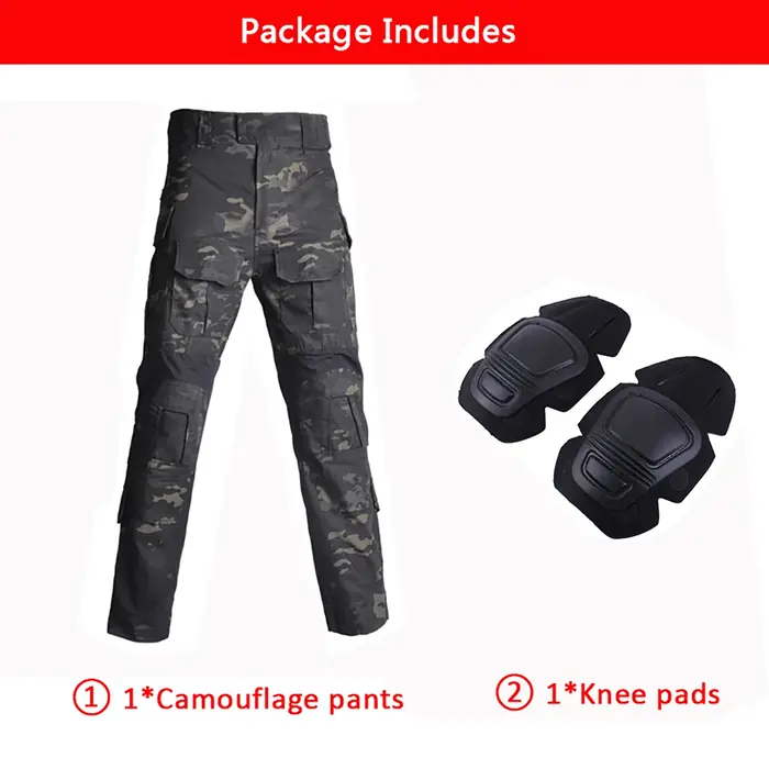 Image de Pantalon Tactique Camouflage G3 - Élastique & Résistant