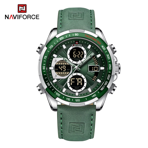 Bild von NAVIFORCE Modische Militäruhren für Herren, luxuriöse Original-Sport-Chronographenuhr ​ Wasserdichte Quarzuhr, digitale Armbanduhr