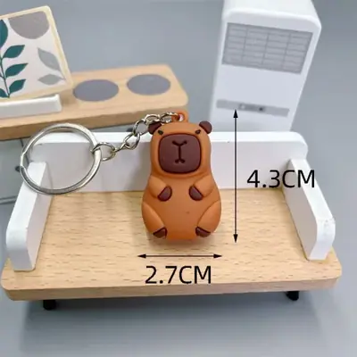 Image de Porte-clés Capybara Mignon - Bijou Créatif pour Voiture