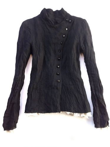 Imagen de Camiseta de Manga Larga con Botones Estilo Harajuku para Mujer, Diseño Retro y Sencillo, Moda Urbana y Adelgazante