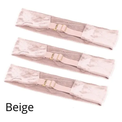 Image de Bande de Poignée de Perruque Velours Réglable - Set de 3 Pièces
