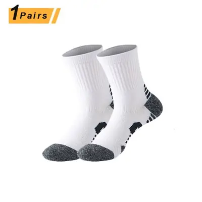 Image de Chaussettes de Sport Hautes - Absorption des Chocs & Confort Max