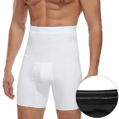 Image de Short de Compression Homme - Modèle Corporel & Réduction du Ventre