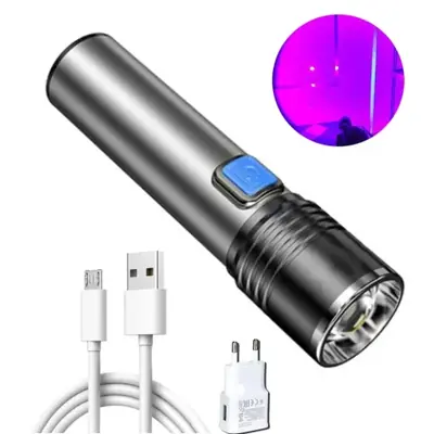 Image de Lampe UV Zoomable 395nm - Détecteur d'Urine Animale & Durcissement Résine