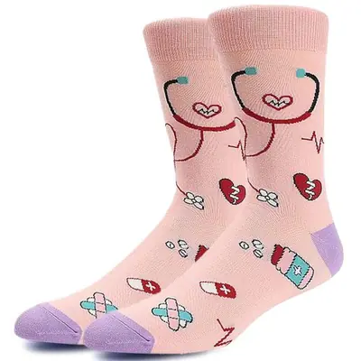 Image de Chaussettes Médicales Mignonnes pour Professionnels de Santé