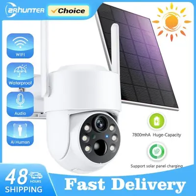 Caméra IP Solaire Extérieure 4MP HD