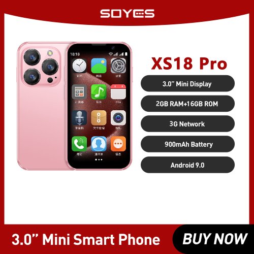 Immagine di Smartphone Mini SOYES XS18 Pro con Riconoscimento Faciale