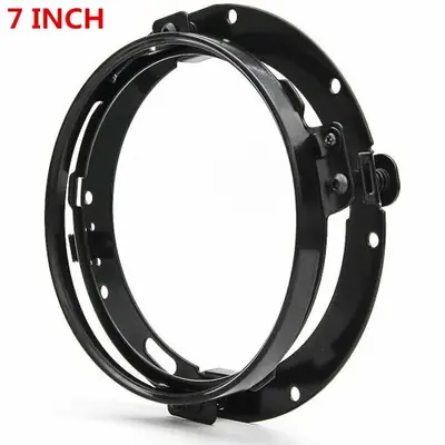 Image de Phare LED 7 Pouces Angel Eyes - Éclairage Puissant pour Moto & Voiture