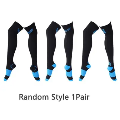 Image de Chaussettes de Compression pour le Genou - Anti-Fatigue & Soulagement Douleur