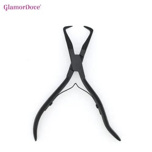 Image de Pince Micro Perles Argent pour Extensions de Cheveux