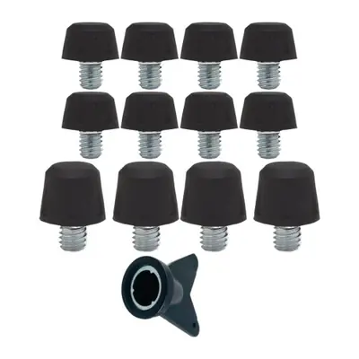 Image de Pointes de Football Remplaçables - Kit 12 Pièces avec Clé