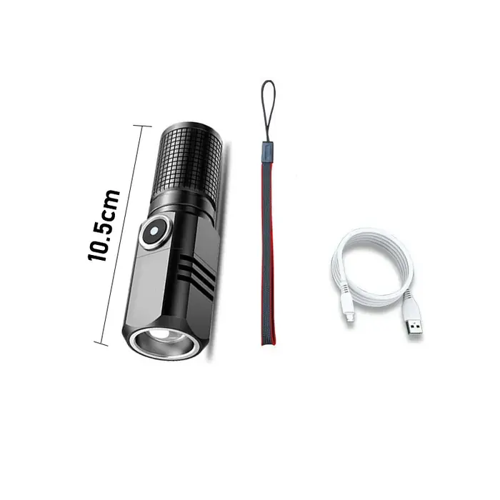 Image de Lampe Torche LED 10000 Lumens - Puissante & Rechargeable