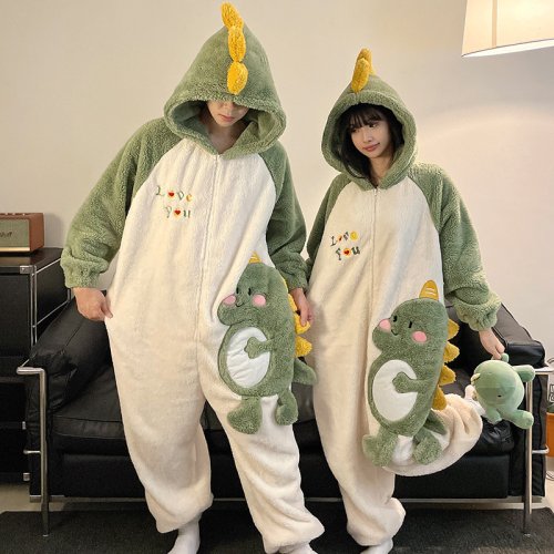 Imagen de Pijamas de Mono Kigurumi Cálidos para Parejas