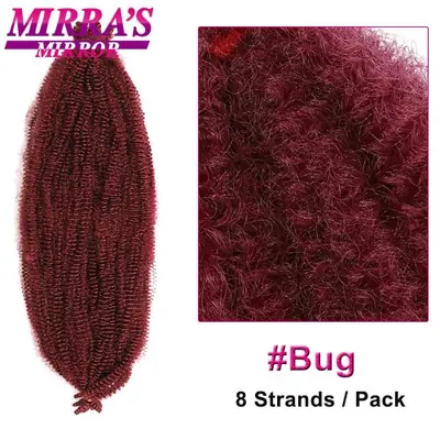 Image de Faux Locs Afro Torsadés Pré-Séparés - Extensions Synthétiques