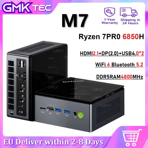 Image de Mini PC de Jeu GMKTEC M7 - AMD R7 Pro 6850H, 32GB DDR5, 1TB SSD