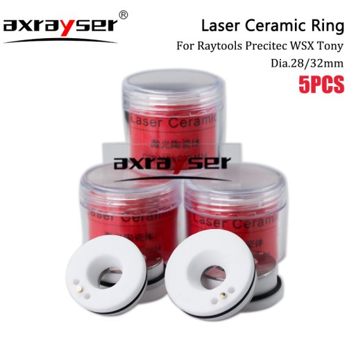 Imagen de Anillos Cerámicos Láser de Fibra D32 y D28 - Kit de 5 Piezas