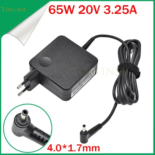 Imagen de 20V 3.25A 65W 4,0*1,7mm adaptador de CA cargador de ordenador portátil para Lenovo IdeaPad 330s 320 100-15 B50-10 YOGA 710 510-14ISK Redmibook 14 13