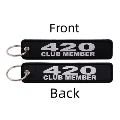 Image de Porte-clés Brodé Avion - Accessoire de Mode