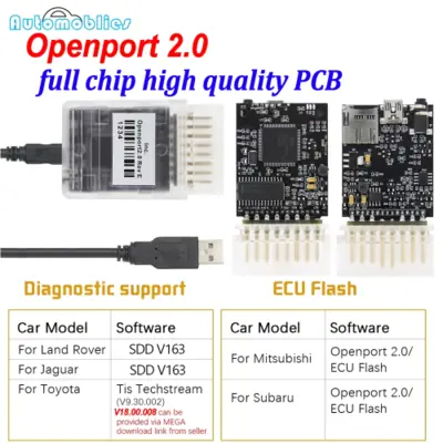 Image de Outil de Diagnostic OBD2 OpenPort 2.0 - Compatible Mercedes & Toyota