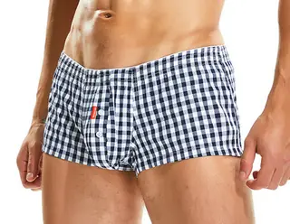Image de Short de Pyjama à Carreaux Décontracté